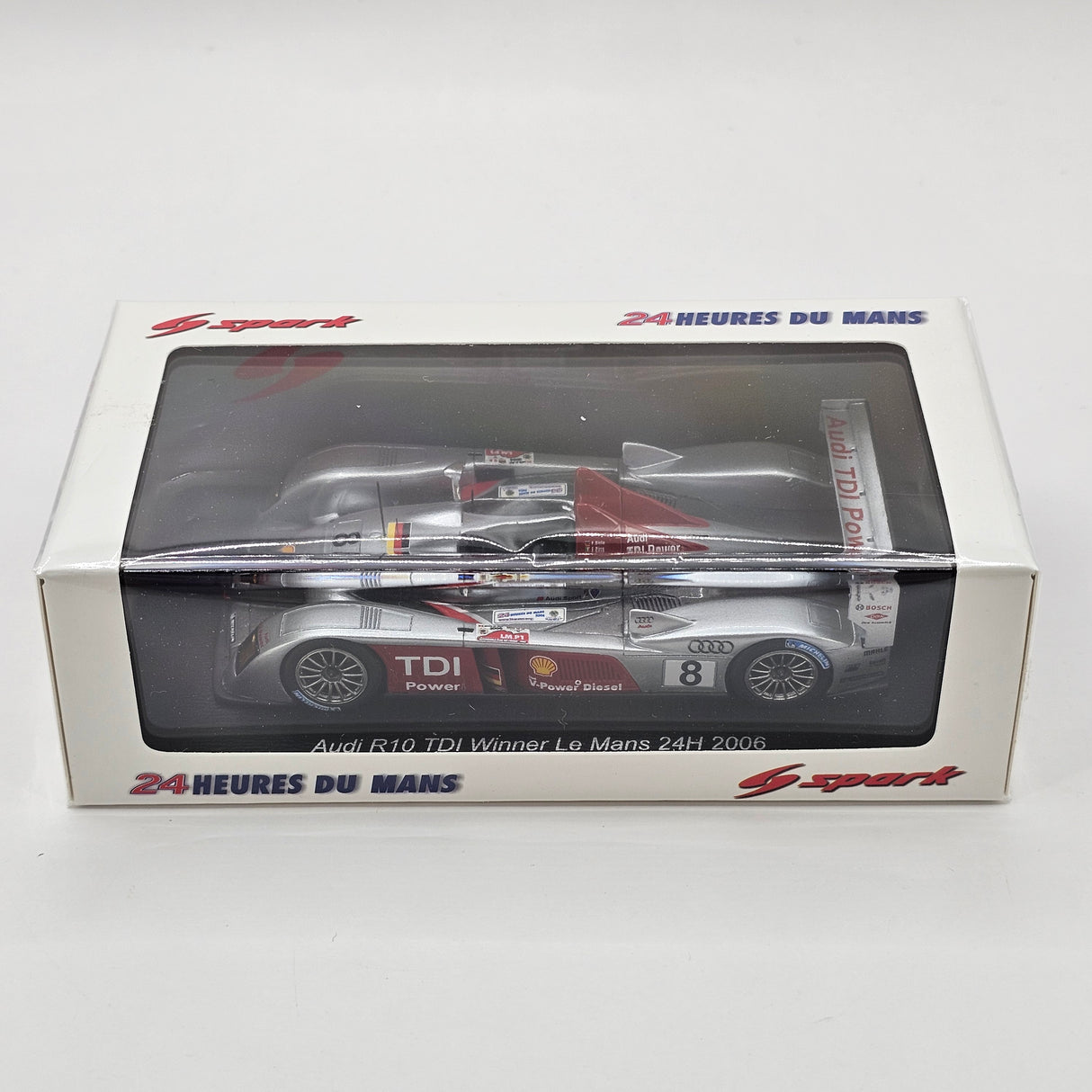 Spark Audi R10 TDI #8 Audi Sport Team Joest 24Hrs Le Mans 2006 Winner 1/43 Scale