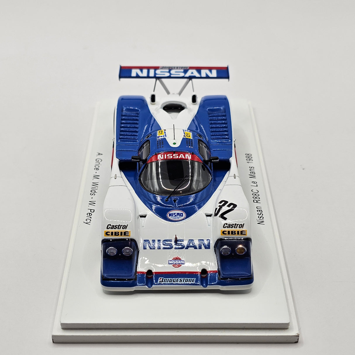 Spark March Nissan R88C #32 Team Nissan Motorsport Le Mans 1988 1/43 Scale