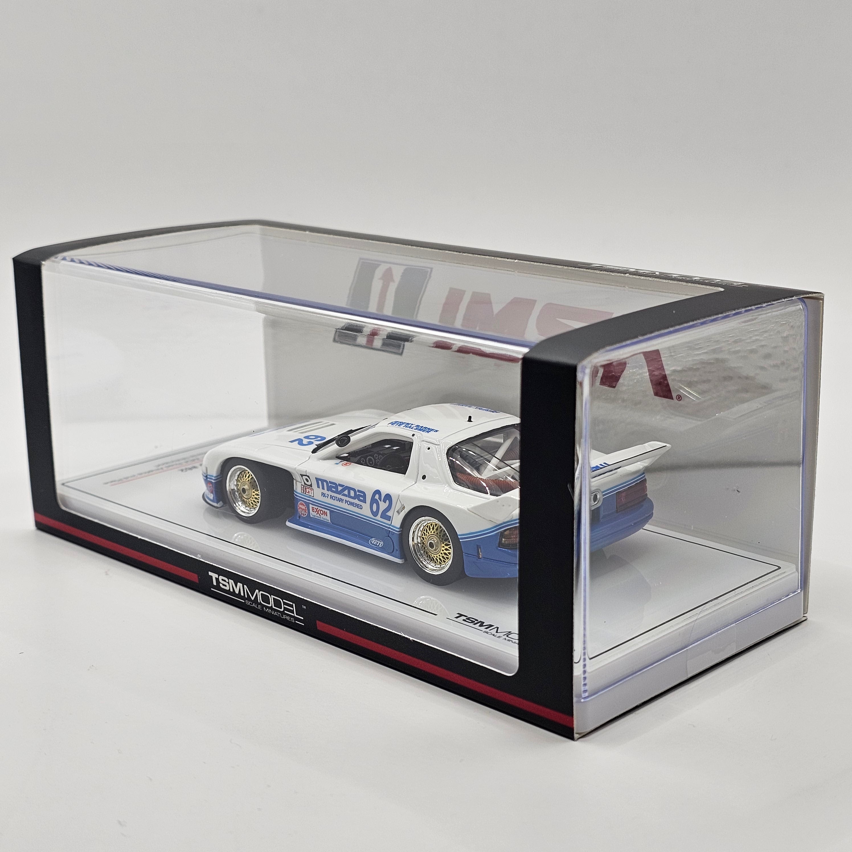 ミニカー TSMMODEL2015 Mazda RX-7 GTO IMSA#62 FC3S TSM161810R-1.jpg