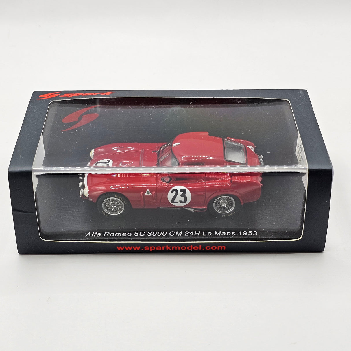 Spark Alfa Romeo 6C 3000 CM #23 SpA Alfa Romeo 24Hrs Le Mans 1953 1/43 Scale