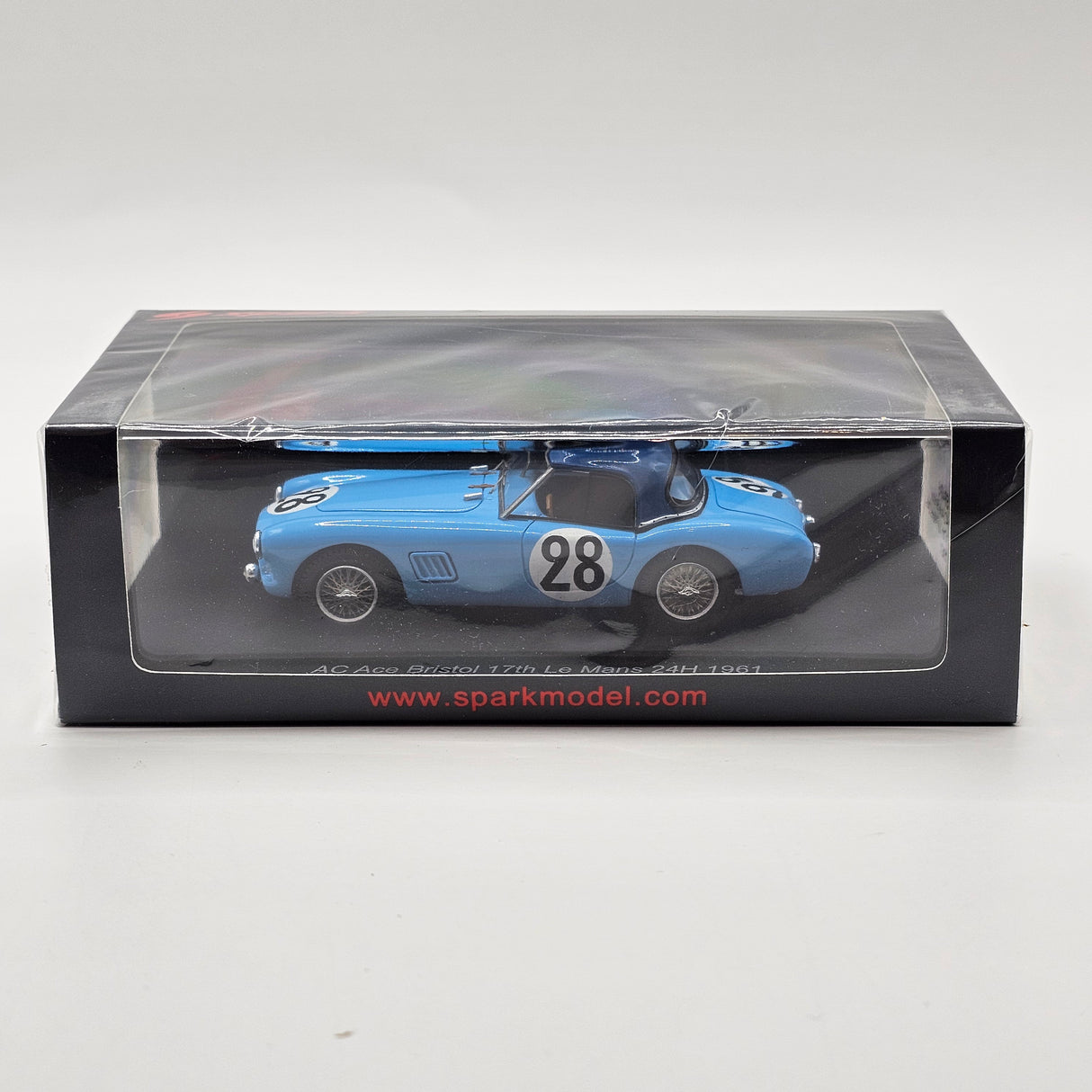 Spark AC Ace Bristol #28 Equipe Chardonnet Le Mans GT 2.0 Class Winner 1961 1/43 Scale
