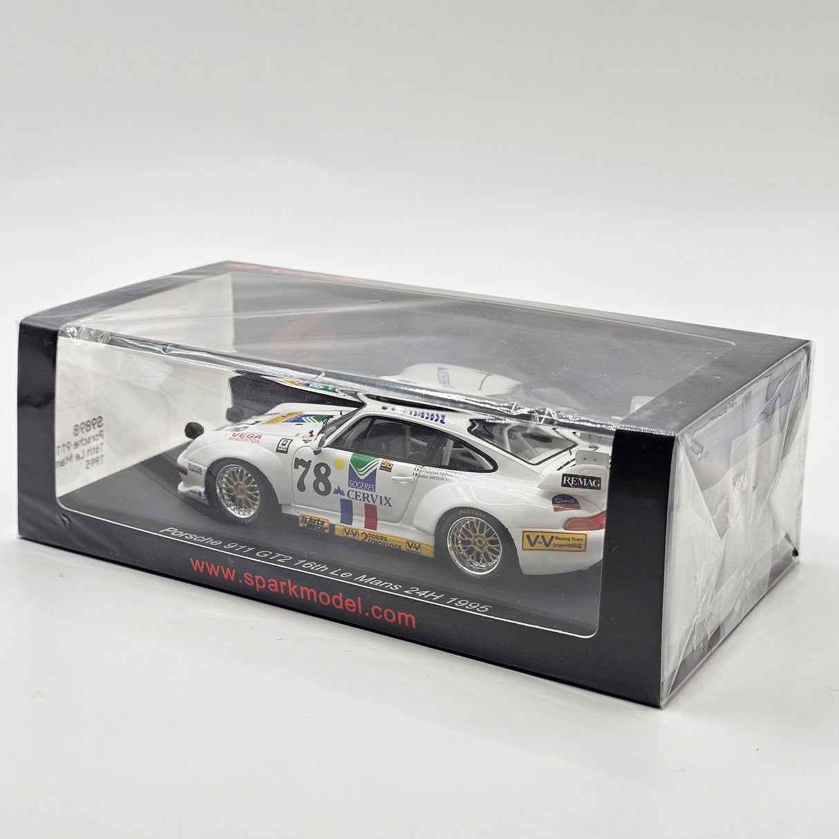 Spark Porsche 911 GT2 #78 Jean-François Veroux Le Mans 24H 1995 1/43 Scale S9898