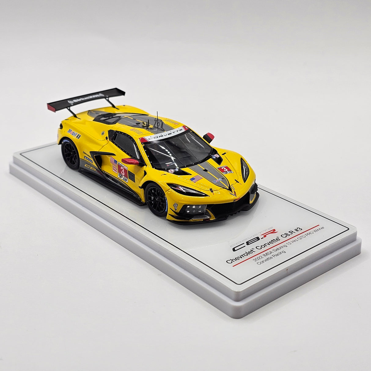 TSM Chevrolet Corvette C8.R #3 Corvette Racing GTD Win Sebring 12Hrs 2022 1/43 Scale