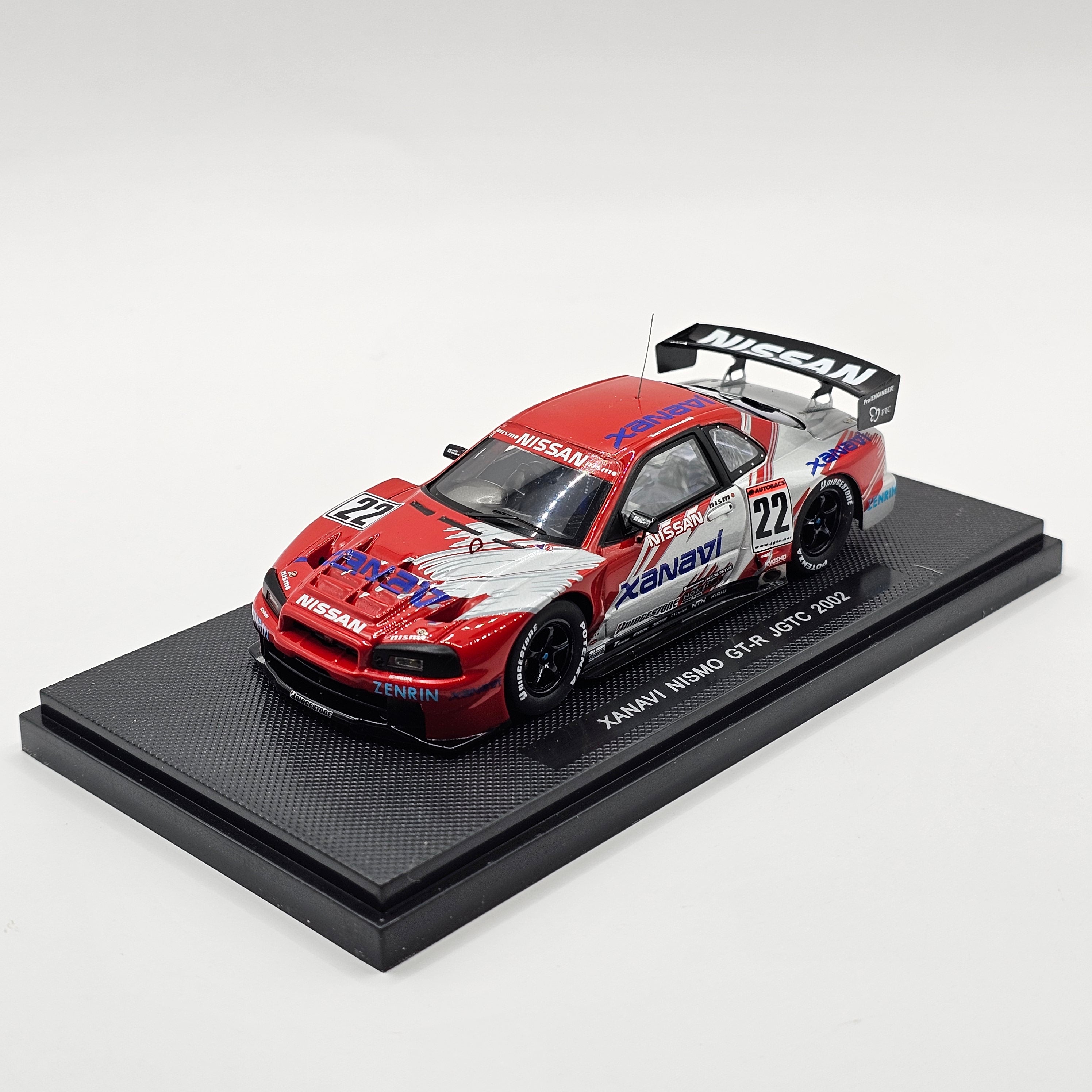 1/43 エブロ EBBRO CALSONIC SKYLINE 2002 1/43 Ebbro Calsonic Nissan GT-R R34 JGTC 2002 car #12 #335