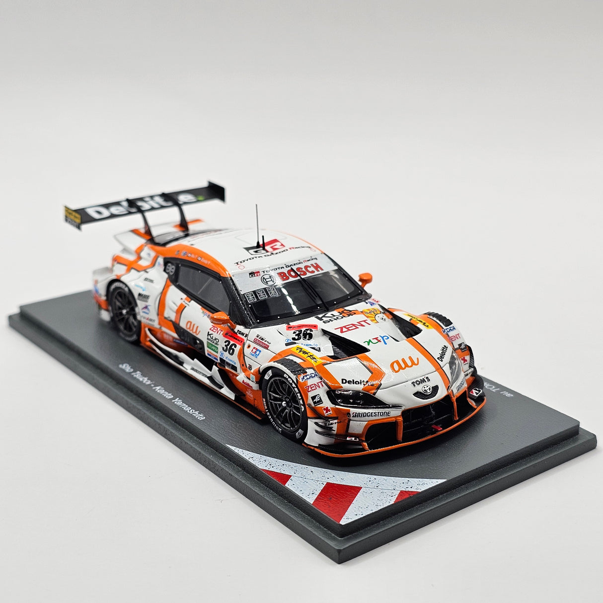 Spark Toyota au Tom's GR Supra #36 TGR GT500 2024 Super GT Champions 1/43 Scale