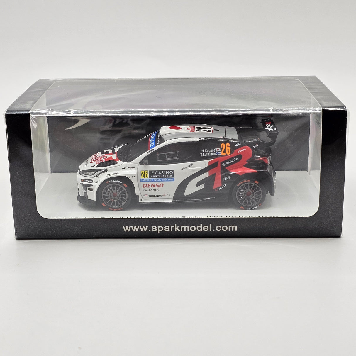 Spark Toyota GR Yaris Rally2 #26 TOYOTA Gazoo Racing WRT NG Rally Monte Carlo 2025 1/43 Scale