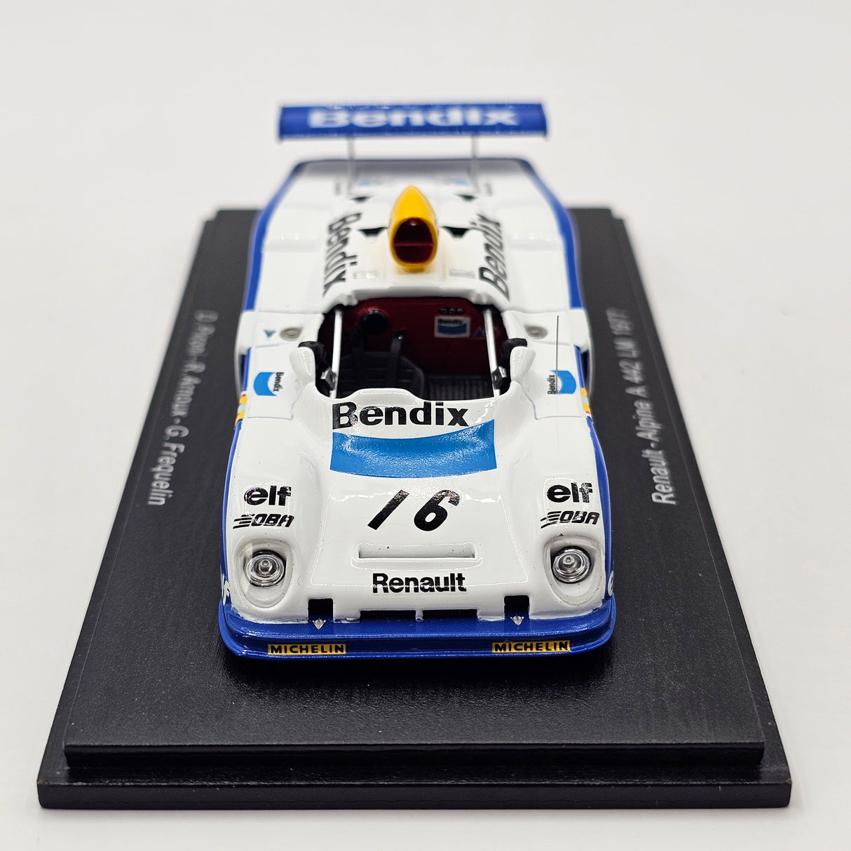 Spark Renault Alpine A442 #16 H. de Chaunac 24Hrs Le Mans 1977 1/43 Scale S1556