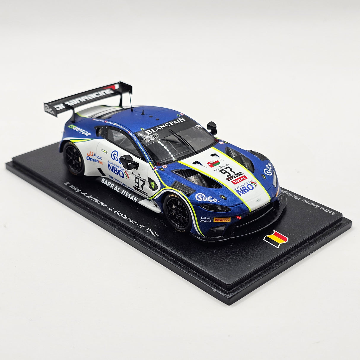 Spark Aston Martin Vantage GT3 #97 Oman Racing Pro-Am Win 24Hrs Spa 2019 1/43 Scale