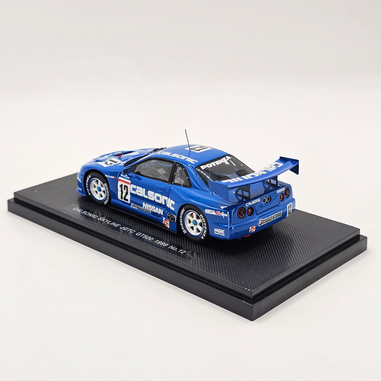 EBBRO P-4 Nissan Skyline R34 GT-R GT500 #12 Calsonic JGTC 1999 1/43 Scale