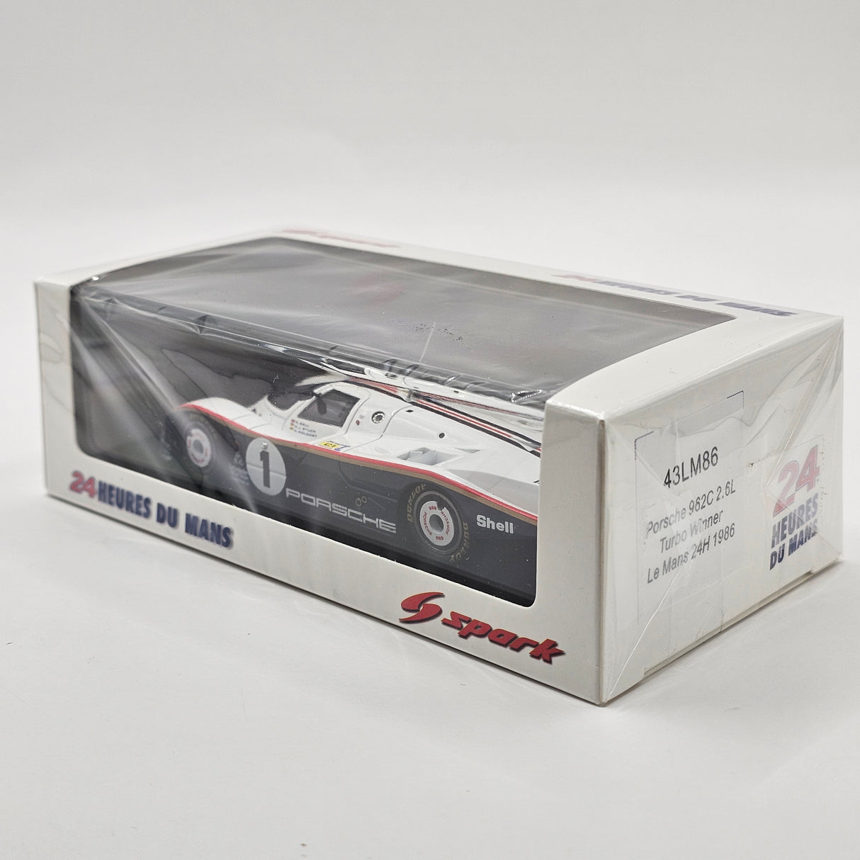 Spark Porsche 962C #1 Rothmans Porsche 24Hrs Le Mans 1986 Winner 1/43 Scale