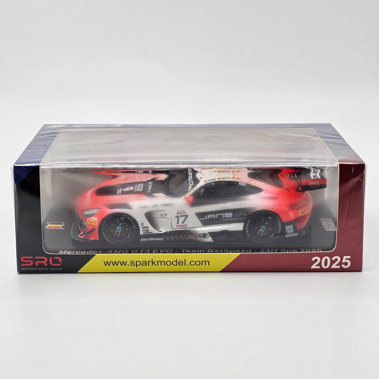 Spark Mercedes-AMG GT3 EVO #17 M-AMG Team GetSpeed 24Hrs Spa 2025 1/43 Scale