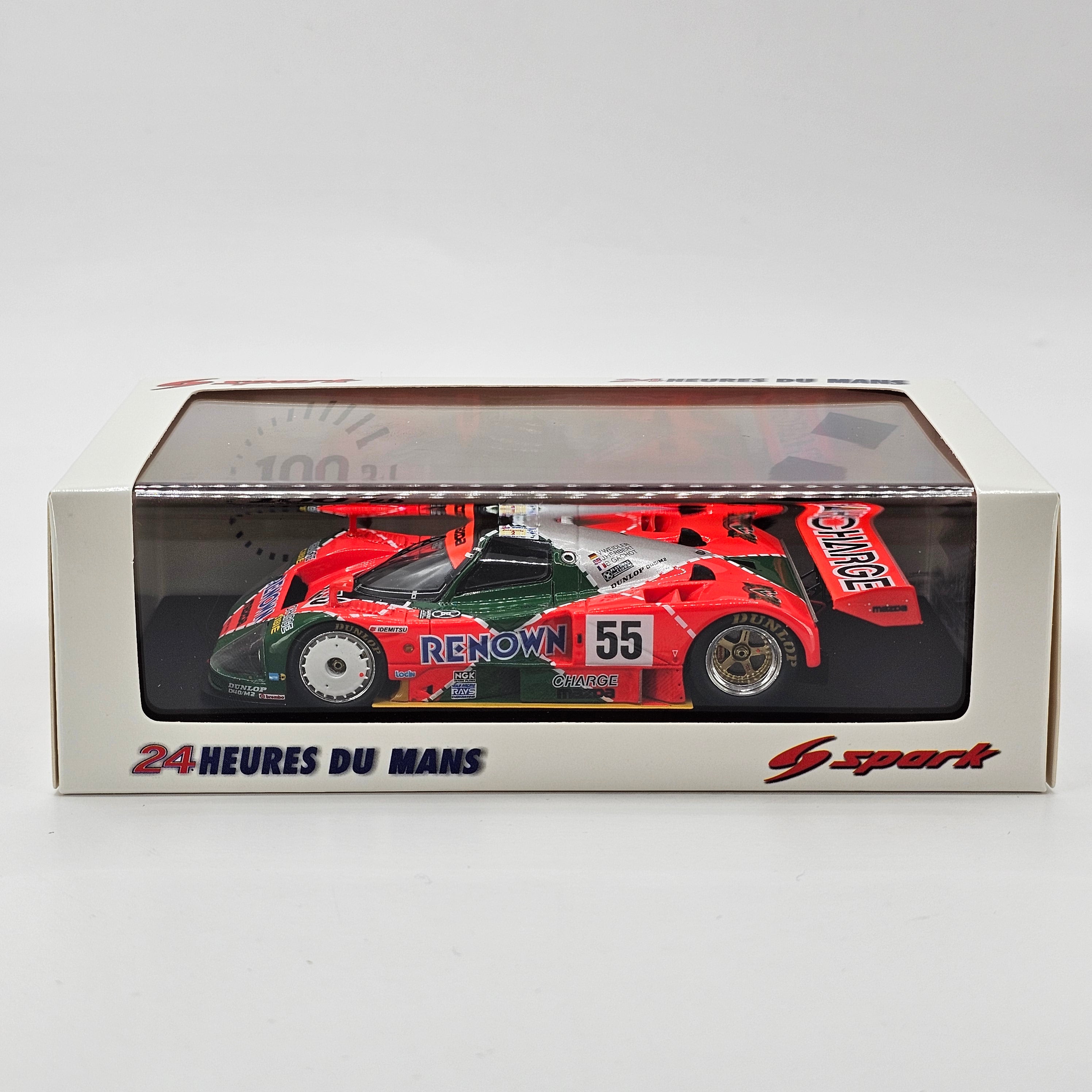 Spark Mazda 787B #55 Mazdaspeed Winner 24Hrs Le Mans 1991 1/43 Scale