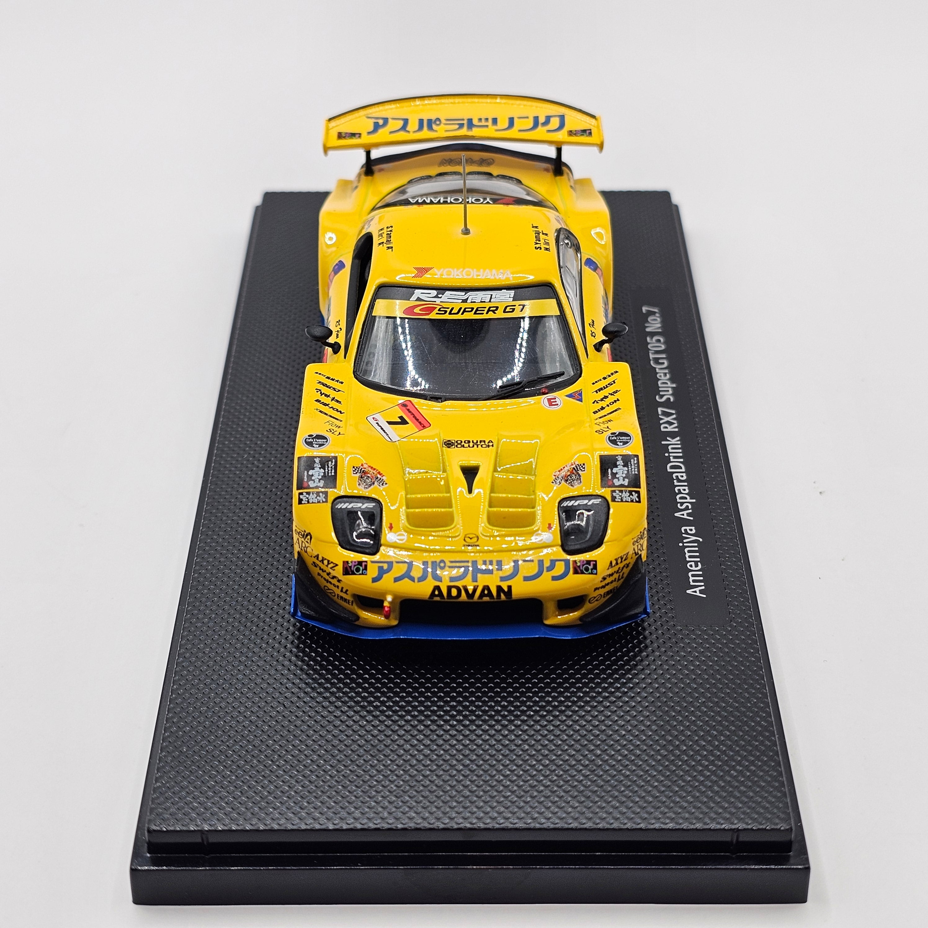 EBBRO Mazda RX7 #7 RE Amemiya Racing Super GT GT300 2005 1/43 Scale
