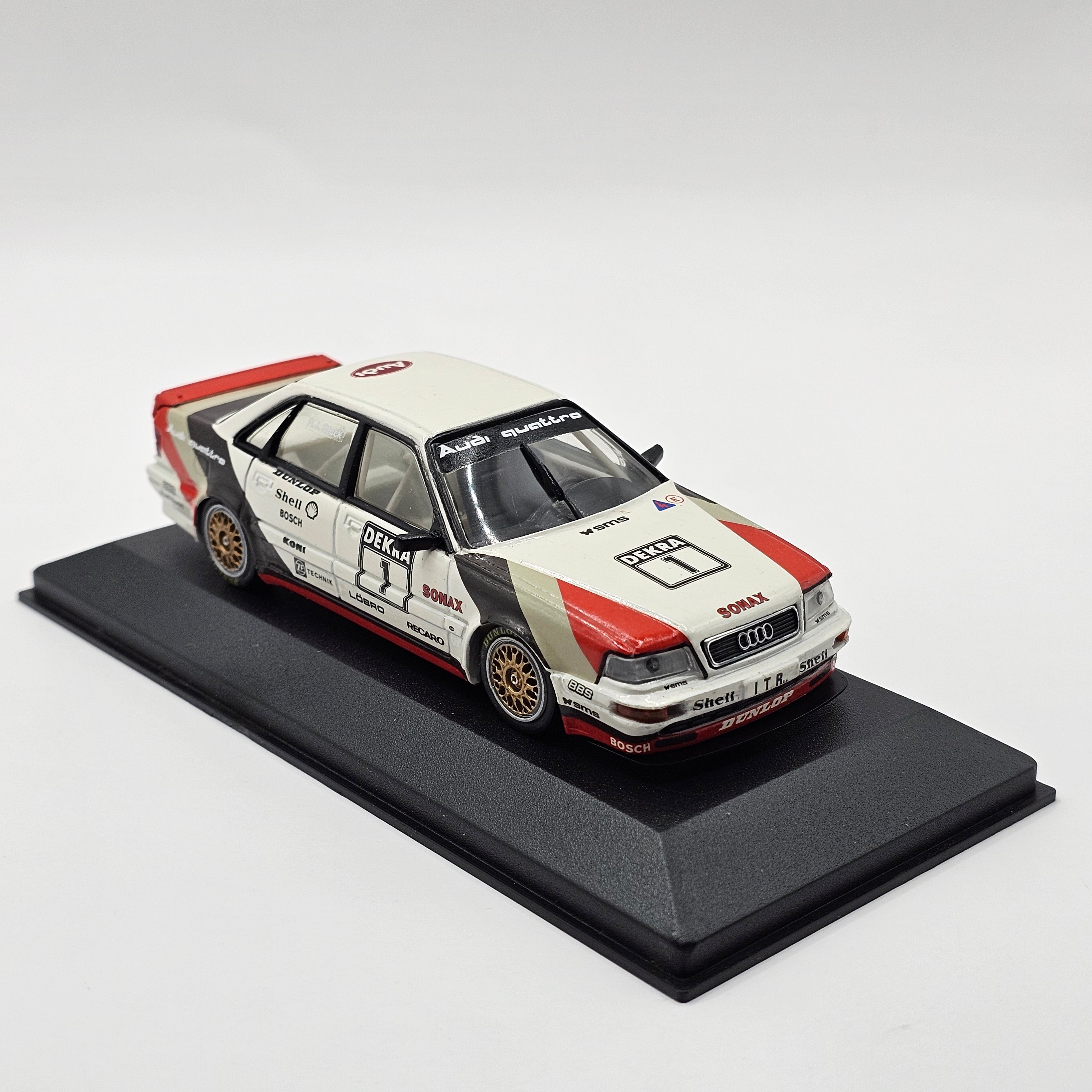 Minichamps Audi V8 Quattro #1 Hans Stuck DTM 1991 1/43 Scale