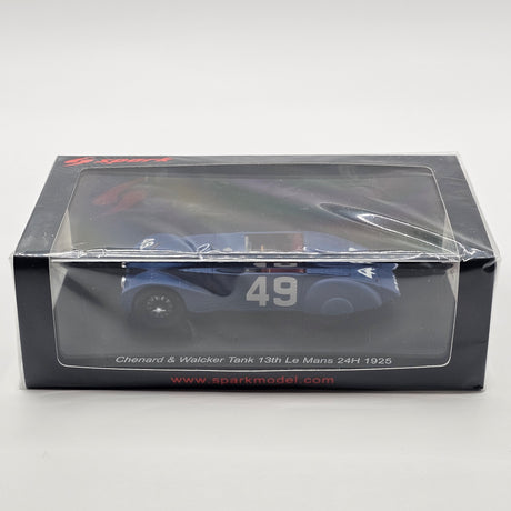 Spark Chenard & Walcker Z1 Tank #49 Chenard-Walcker SA 24Hrs Le Mans 1925 1/43 Scale S8103