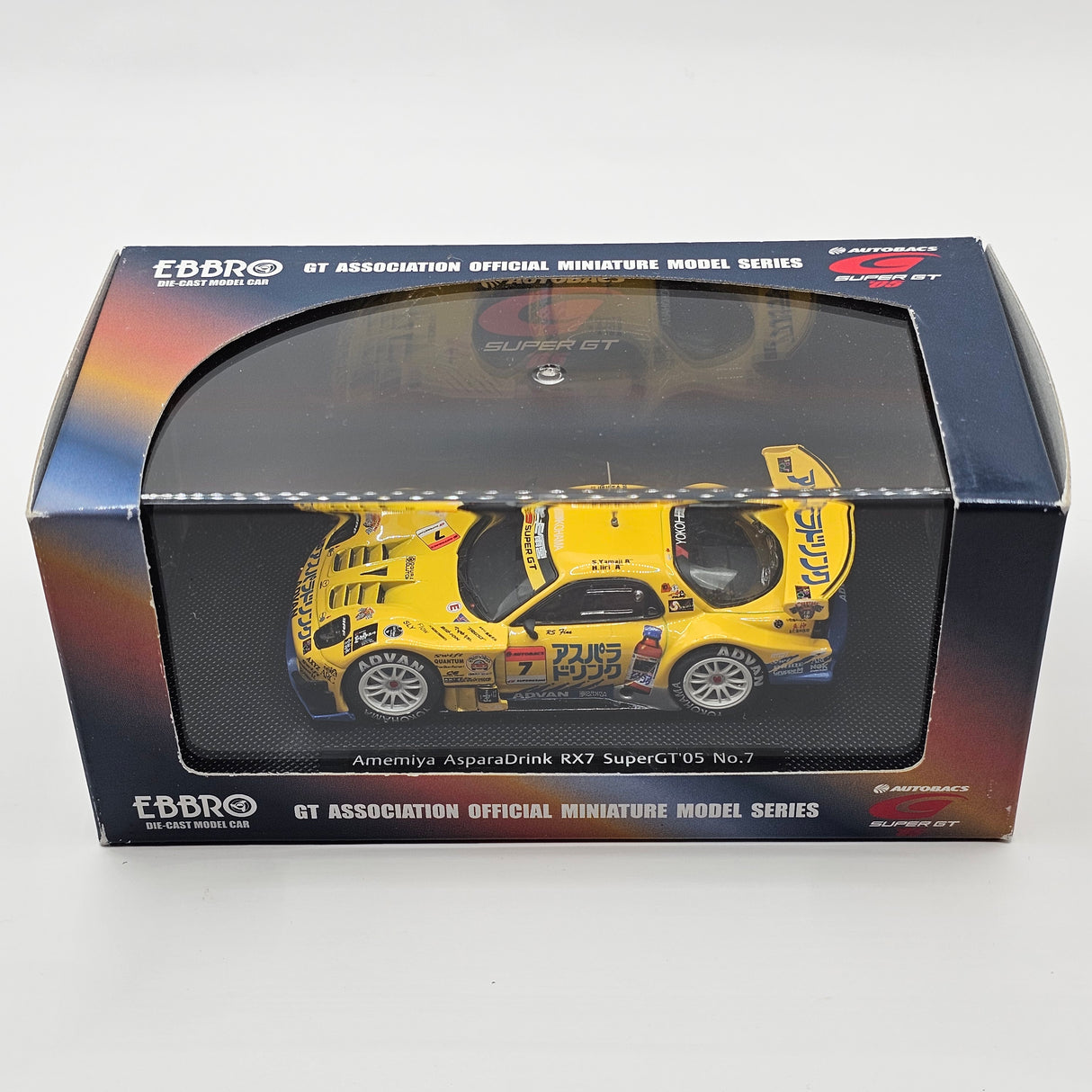 EBBRO Mazda RX7 #7 RE Amemiya Racing Super GT GT300 2005 1/43 Scale