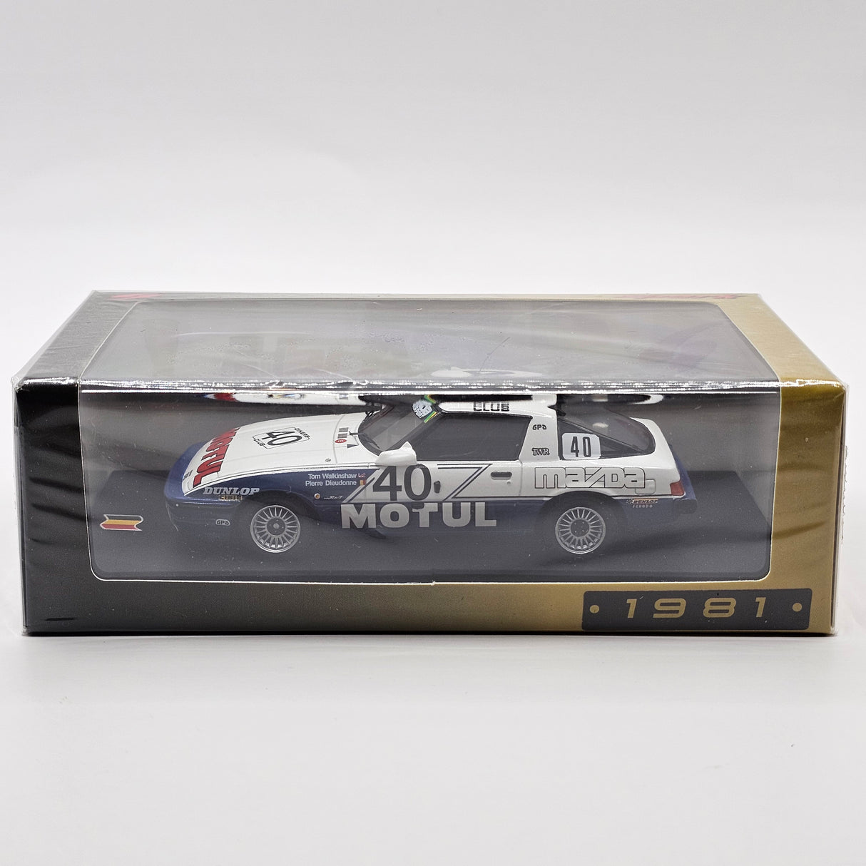 Spark Mazda RX-7 #40 Mazda Motul TWR Team Winner 24Hrs Spa 1981 1/43 Scale