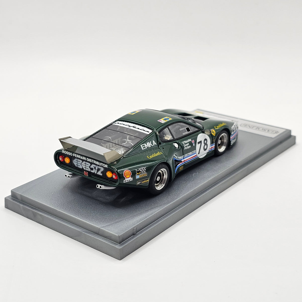 BBR Gasoline Ferrari 512BB/LM #78 Rosso Racing 24Hrs Le Mans 1980 1/43 Scale