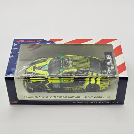 Spark Lexus RC F GT3 #12 AIM Vasser Sullivan 24Hrs Daytona 2020 1/43 Scale US131