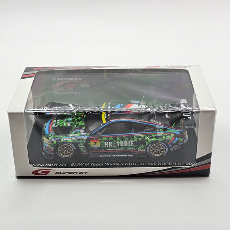 Spark BMW M4 #7 BMW M Team Studie × CRS Super GT GT300 2024 1/43 Scale