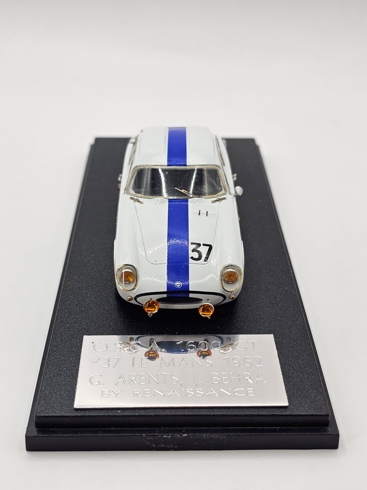 Renaissance OSCA 1600 GT Zagato #37 Automobili O.S.C.A. 24Hrs Le Mans 1962 1/43 Scale