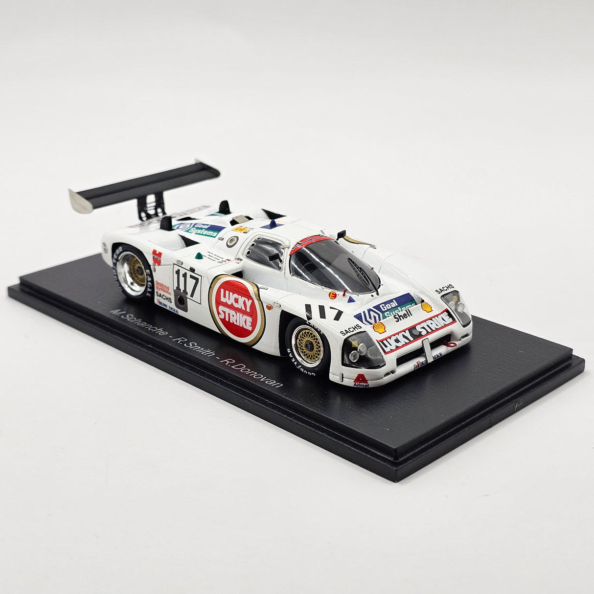 Spark Argo JM19C #117 Lucky Strike 24Hrs Le Mans 1988 1/43 Scale S7316