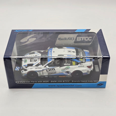 Spark BMW 330i #16 LKQ Euro Car Parts Aidan Moffat BTCC 2025 1/43 Scale UK035