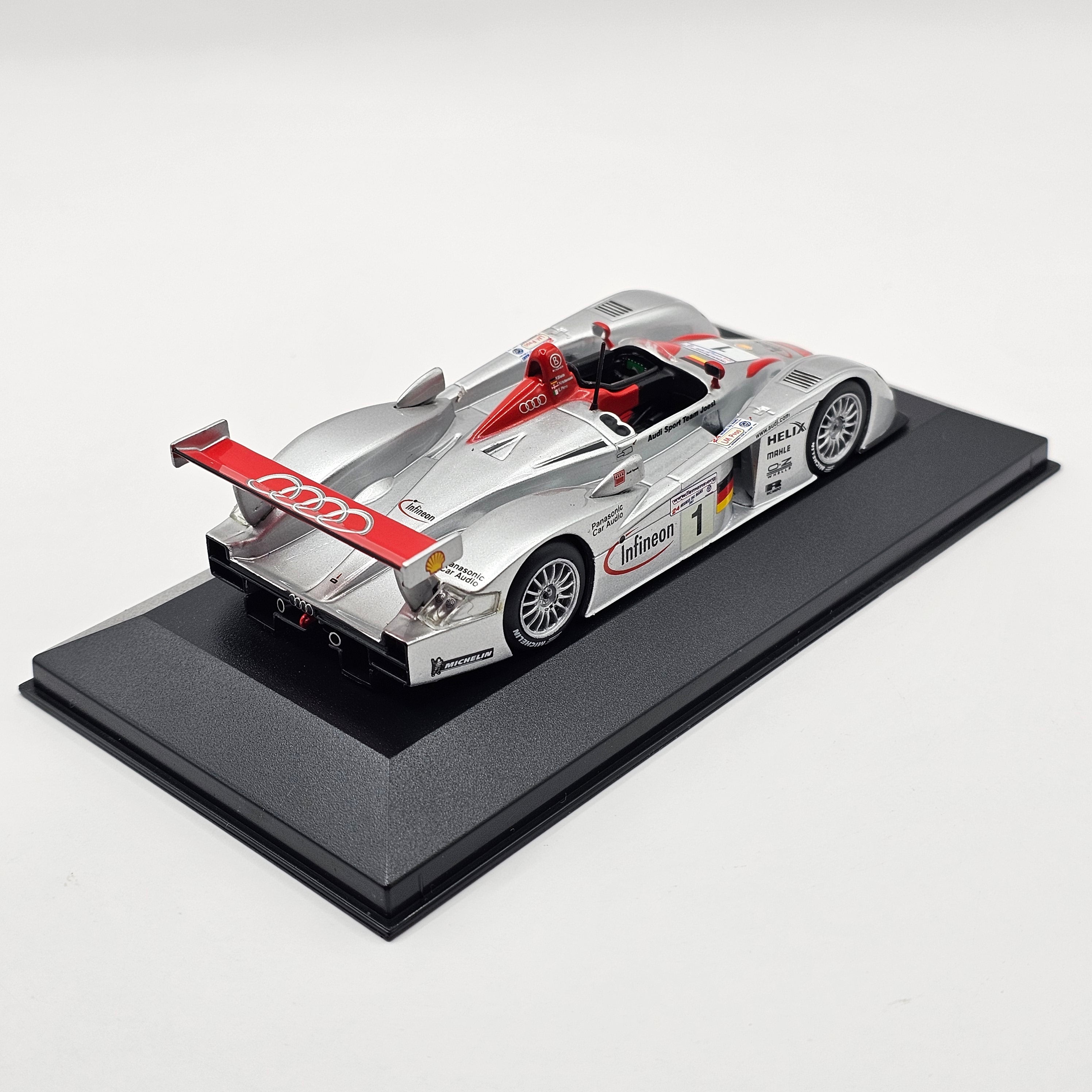IXO Audi R8 #1 Audi Sport Team Joest Le Mans Winner 2001 1/43 Scale LM