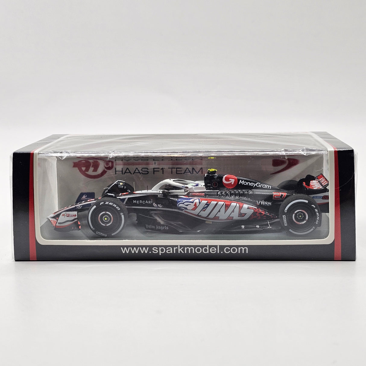 Spark Haas VF-24 #27 Nico Hulkenburg 8th 2024 USA F1 GP 1/43 Scale S9557
