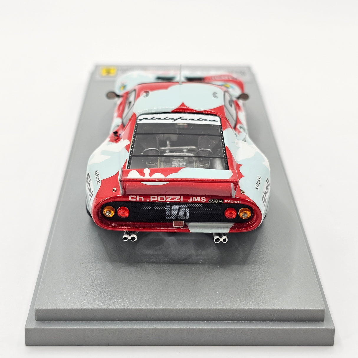 BBR Gasoline Ferrari 512BB/LM #62 JMS Racing 24Hrs Le Mans 1979 1/43 Scale