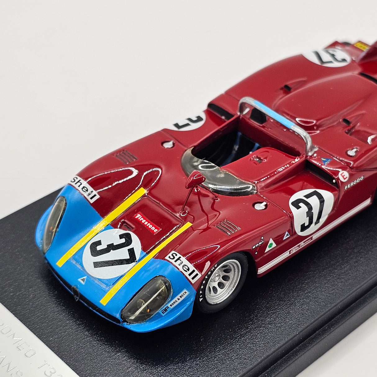 Ciemme 43 Alfa Romeo T33/3 #37 Autodelta SpA 24Hrs Le Mans 1970 1/43 Scale