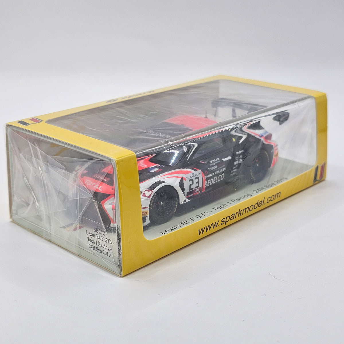 Spark Lexus RC F GT3 #23 Tech 1 Racing 24Hrs of Spa 2019 1/43 Scale SB272
