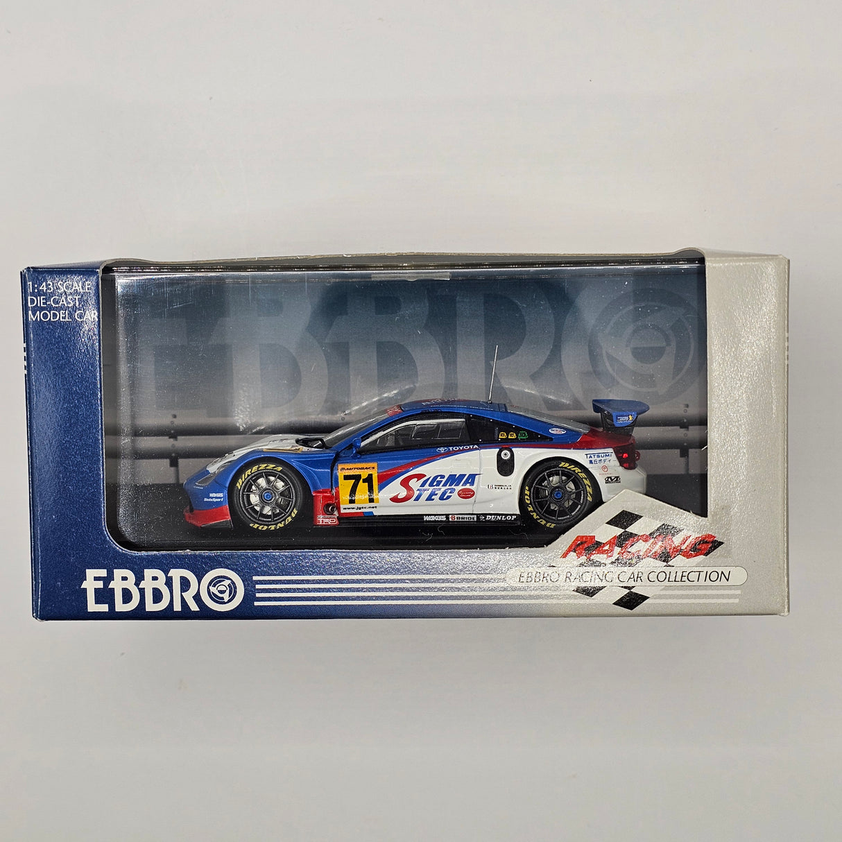 EBBRO Toyota Celica #71 SigmaTec Racing JGTC GT300 2003 1/43 Scale