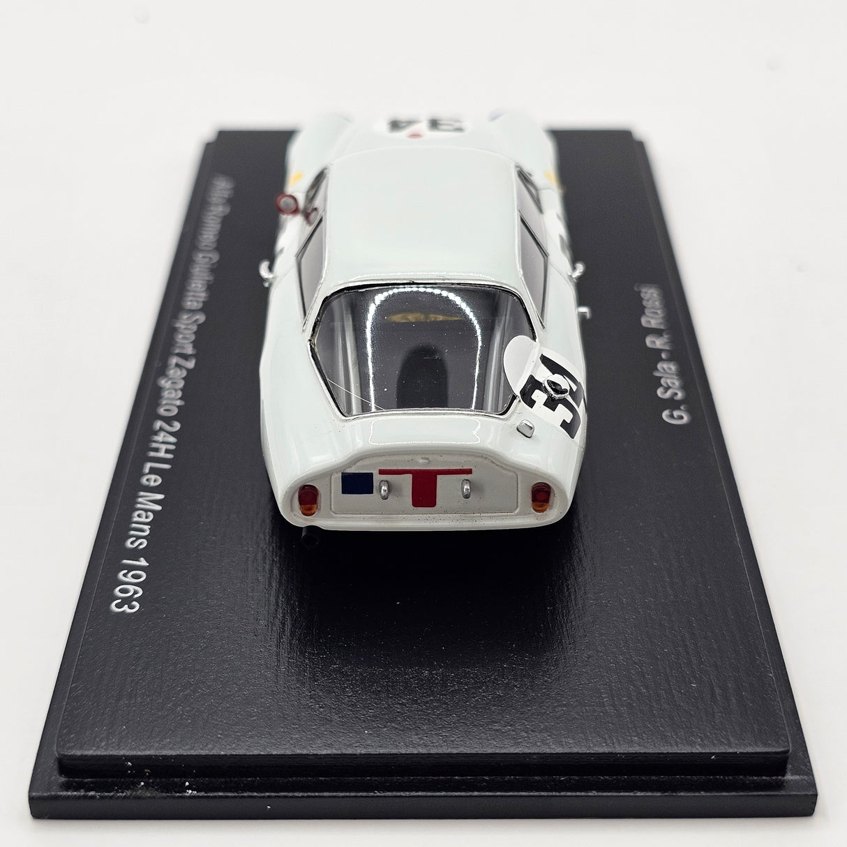 Spark Alfa Romeo Giulietta SZ #34 Scuderia Sant Ambroeus 24Hrs Le Mans 1963 1/43 Scale