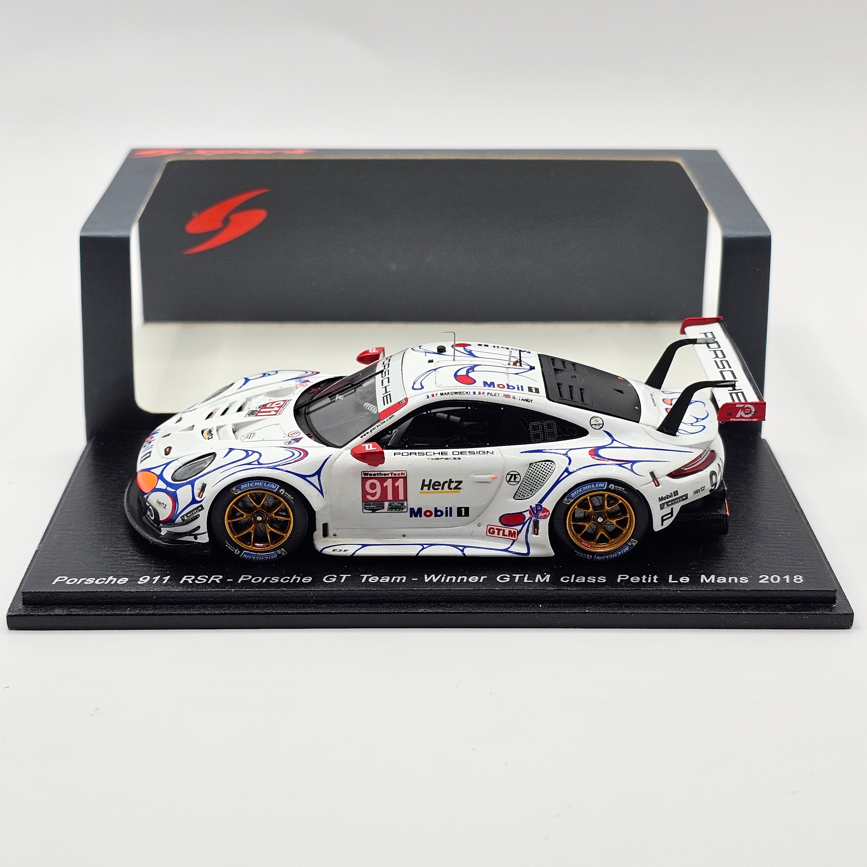 Spark Porsche 911 RSR #911 Porsche GT Team GTLM Winner Petit Le Mans 2