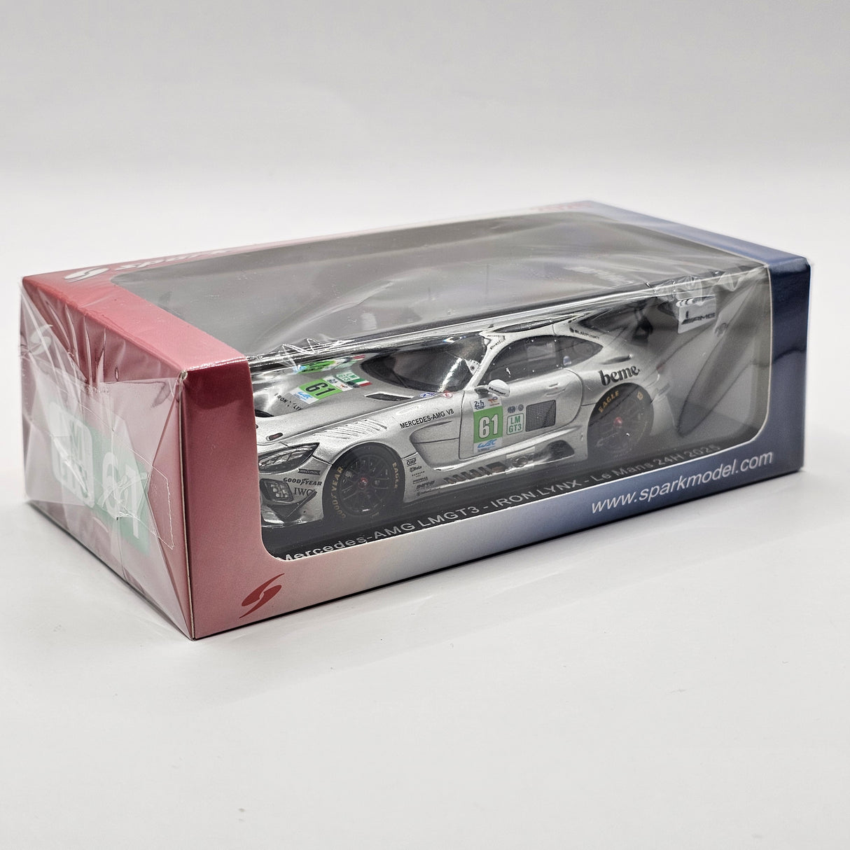 Spark Mercedes-AMG LMGT3 #61 Iron Lynx 24 Hours of Le Mans 2025 1/43 Scale S9297