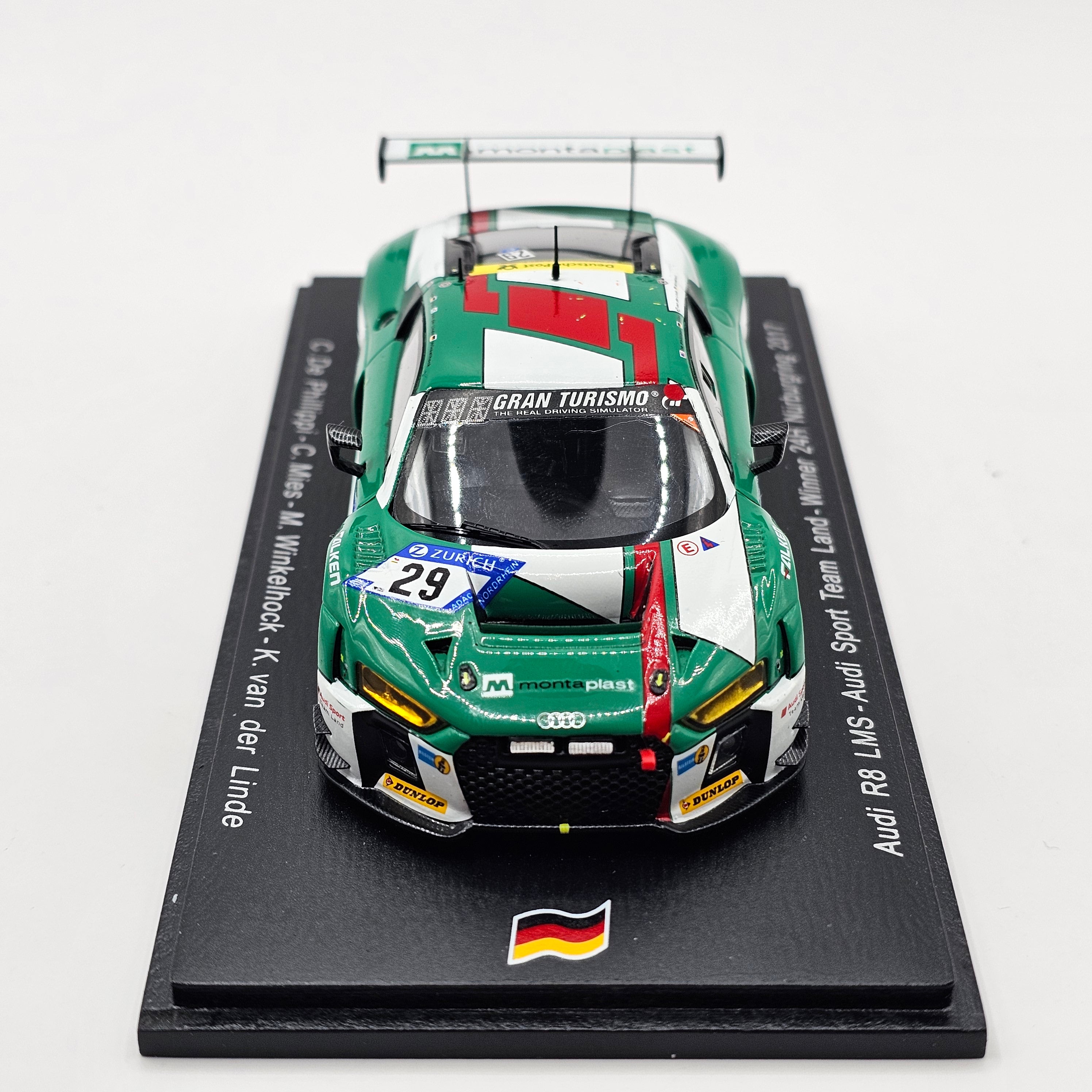 spark 1/43 audi R8 ニュル　2017年ウィナー spark 1/43 audi R8 ニュル 2017年ウィナー - メルカリ