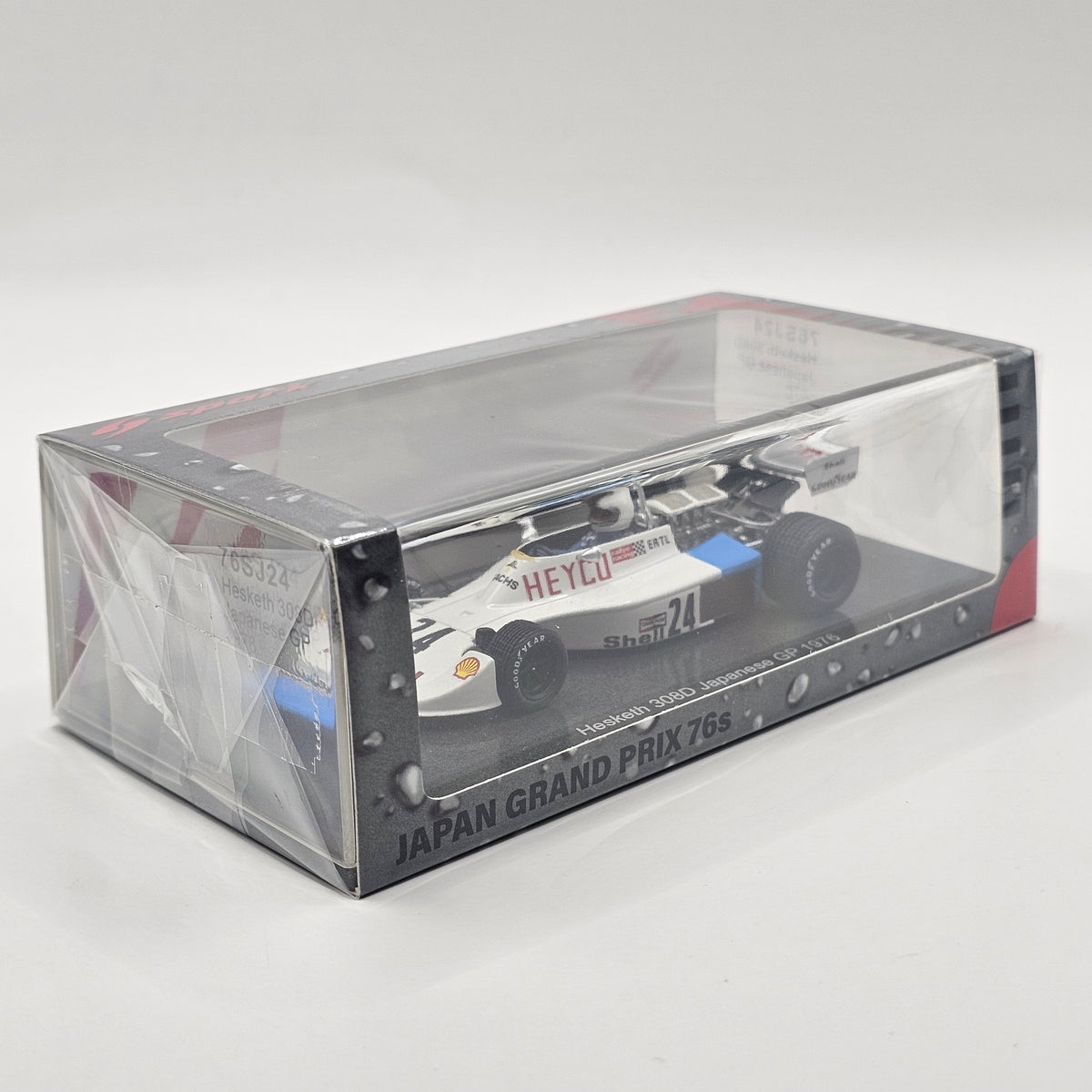 Spark Hesketh 308D #24 Harald Ertl 1976 Japanese F1 Grand Prix 1/43 Scale
