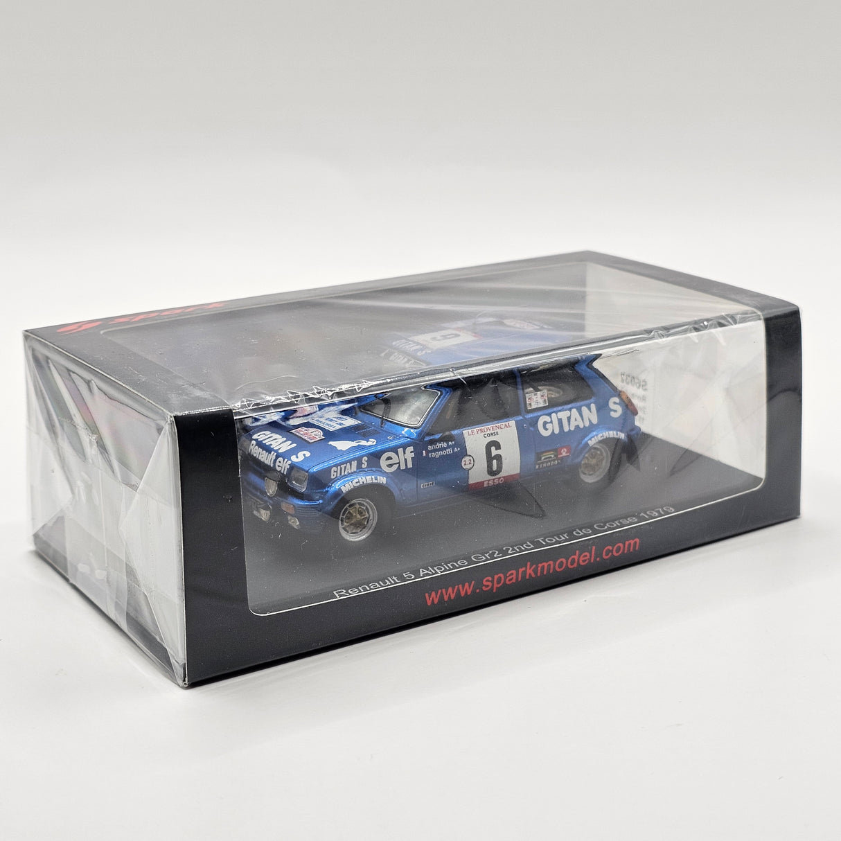 Spark Renault 5 Alpine #6 Gr2 2nd Tour de Corse 1979 1/43 Scale S6032