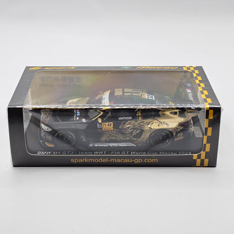 Spark BMW M4 GT3 #32 Team WRT Vanthoor FIA GT Macau 2024 1/43 Scale