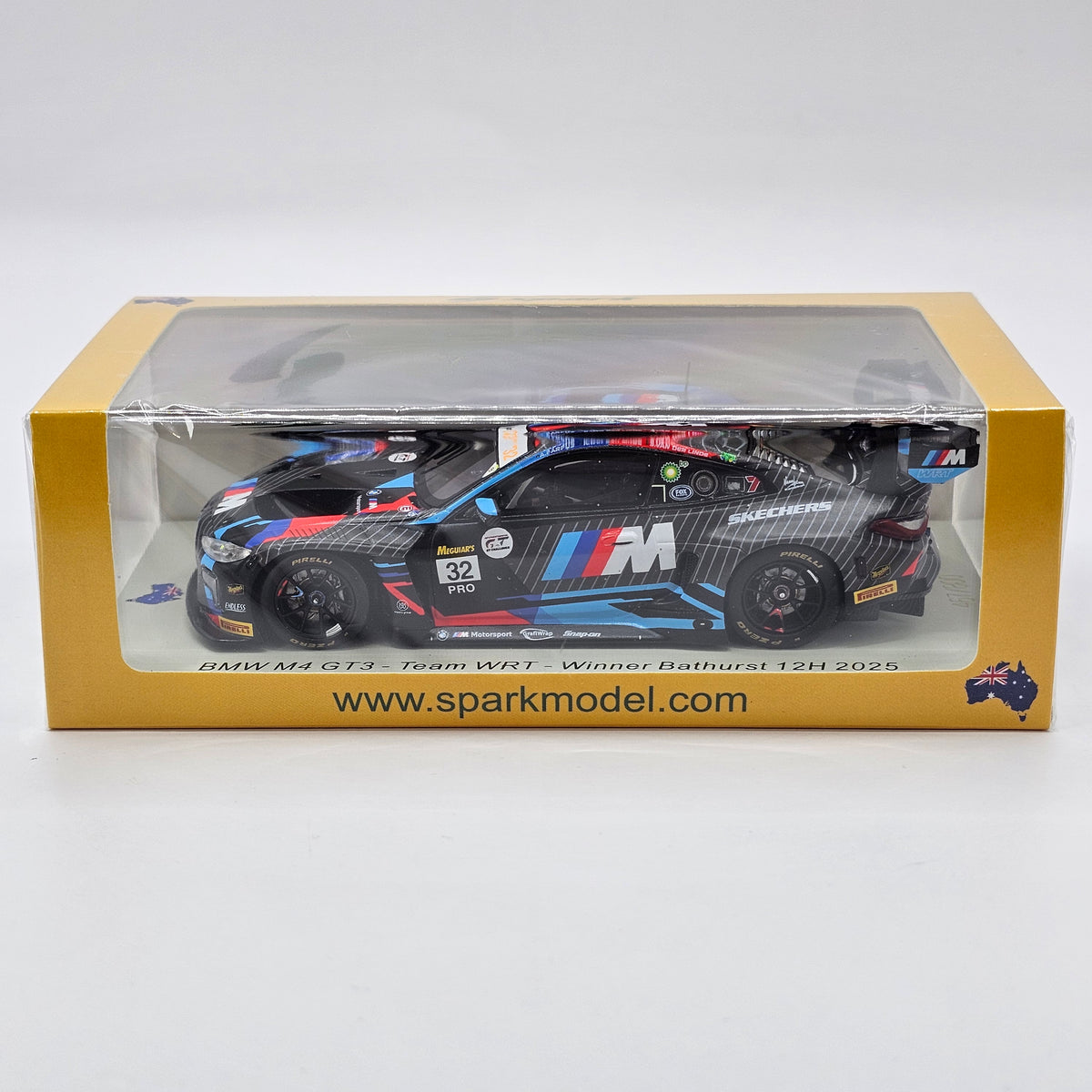 Spark BMW M4 GT3 #32 Team WRT Winner 12Hrs Bathurst 2025 1/43 Scale AS080