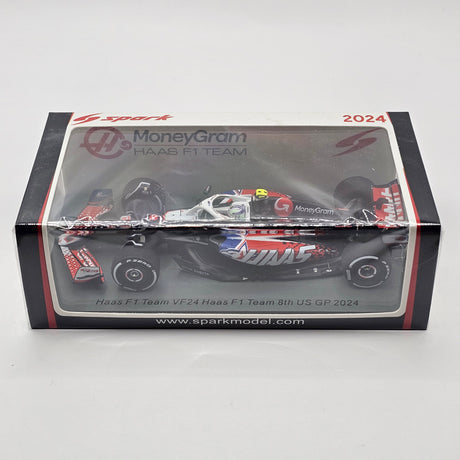 Spark Haas VF-24 #27 Nico Hulkenburg 8th 2024 USA F1 GP 1/43 Scale S9557