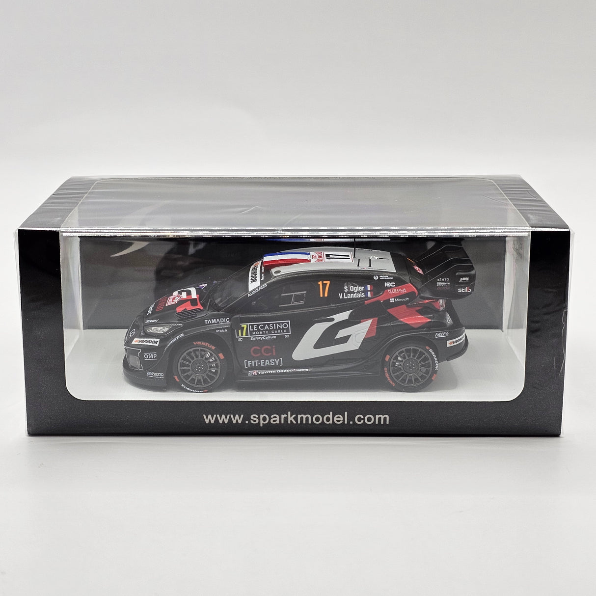 Spark Toyota GR Yaris Rally1 #17 Winner Rally Monte Carlo 2025 1/43 Scale