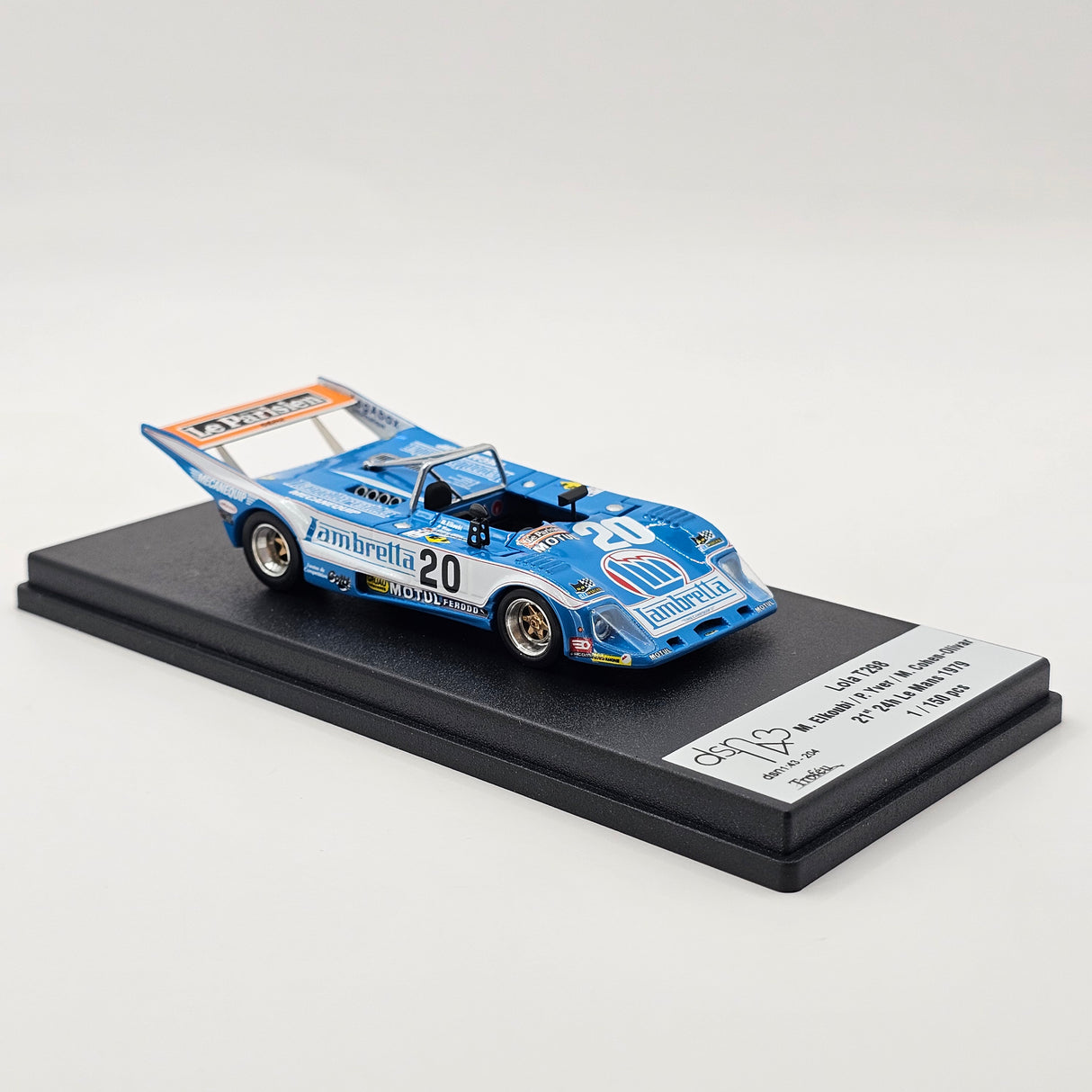 Trofeu DSN Lola T298 BMW #20 Lambretta SAFD 24Hrs Le Mans 1979 1/43 Scale