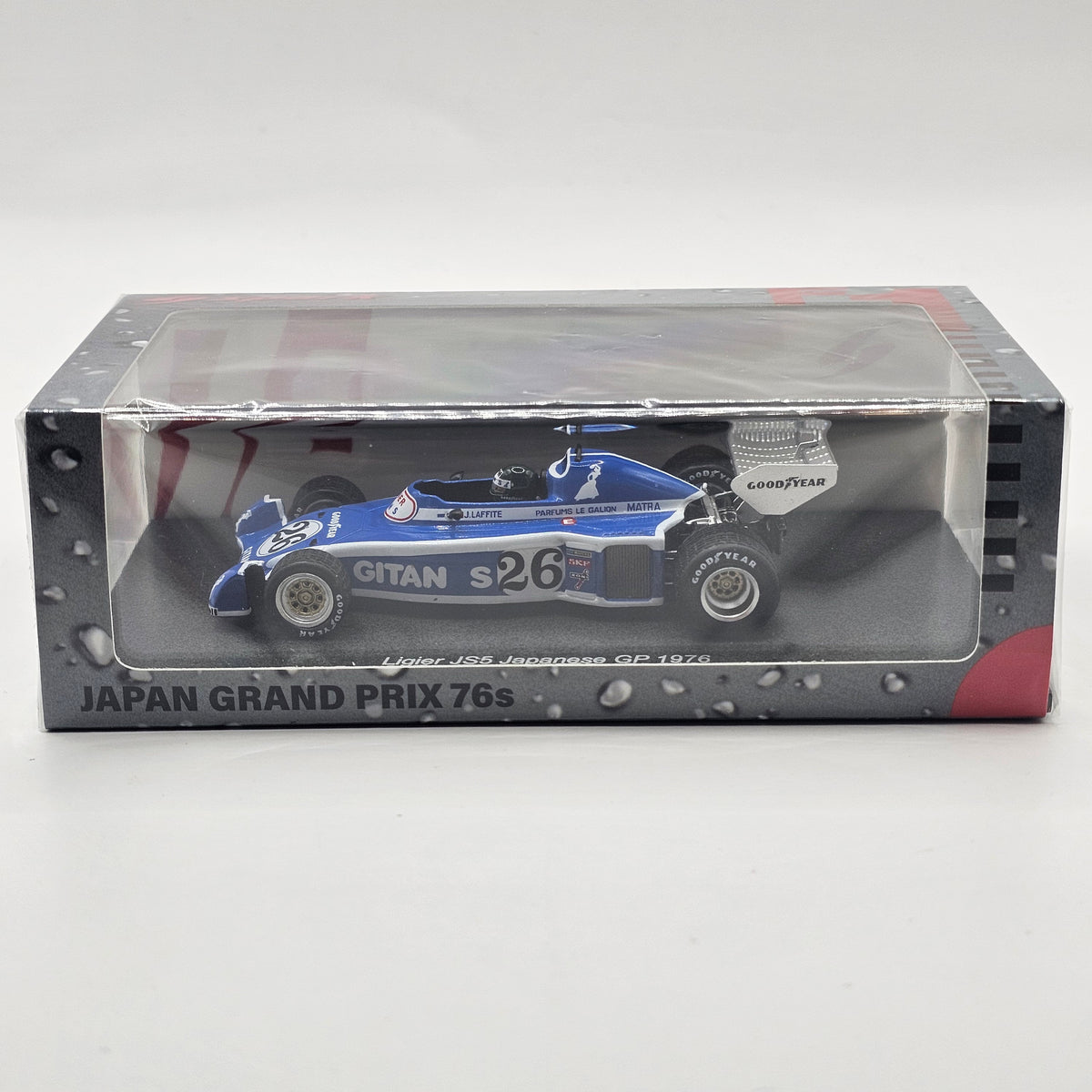 Spark Ligier JS5 #26 Jacques Laffite 1976 Japanese F1 Grand Prix 1/43 Scale