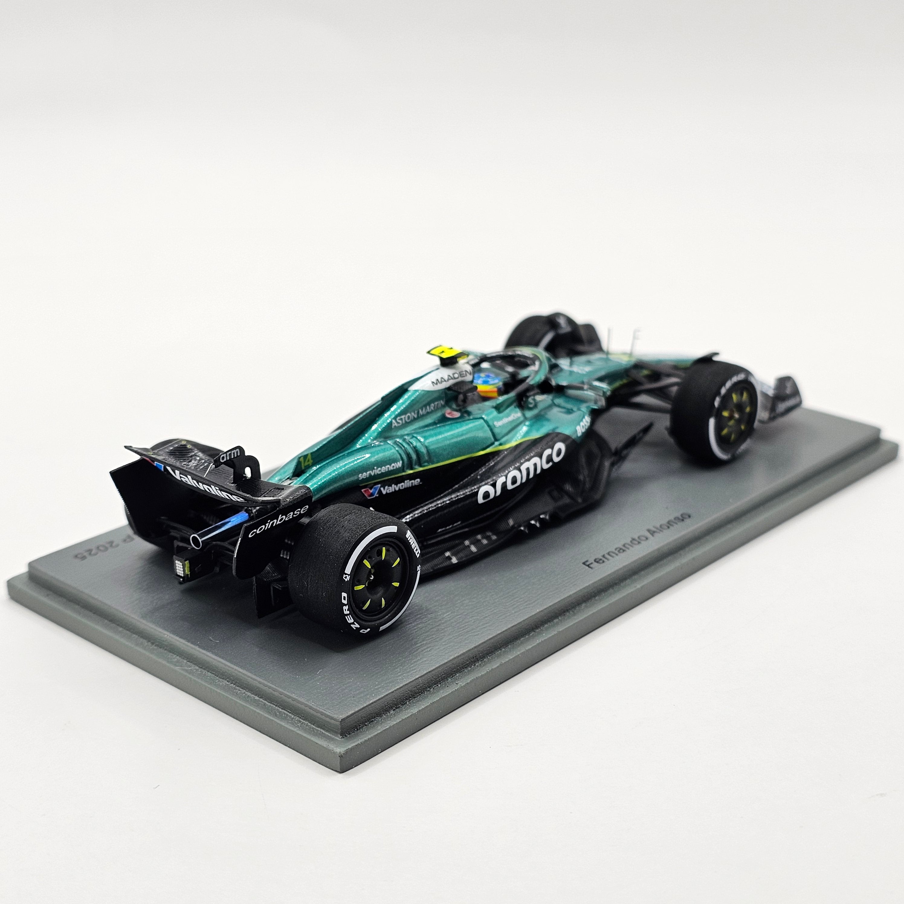 Spark Aston Martin AMR25 #14 Fernando Alonso Japanese GP 2025 1/43 Sca