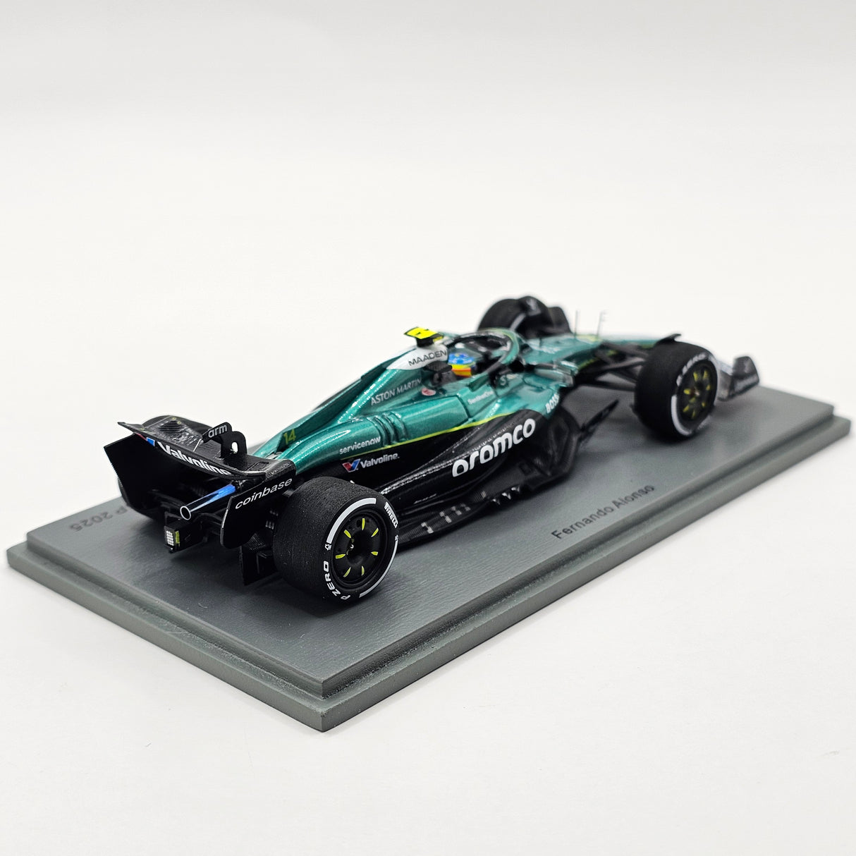 Spark Aston Martin AMR25 #14 Fernando Alonso Japanese GP 2025 1/43 Scale