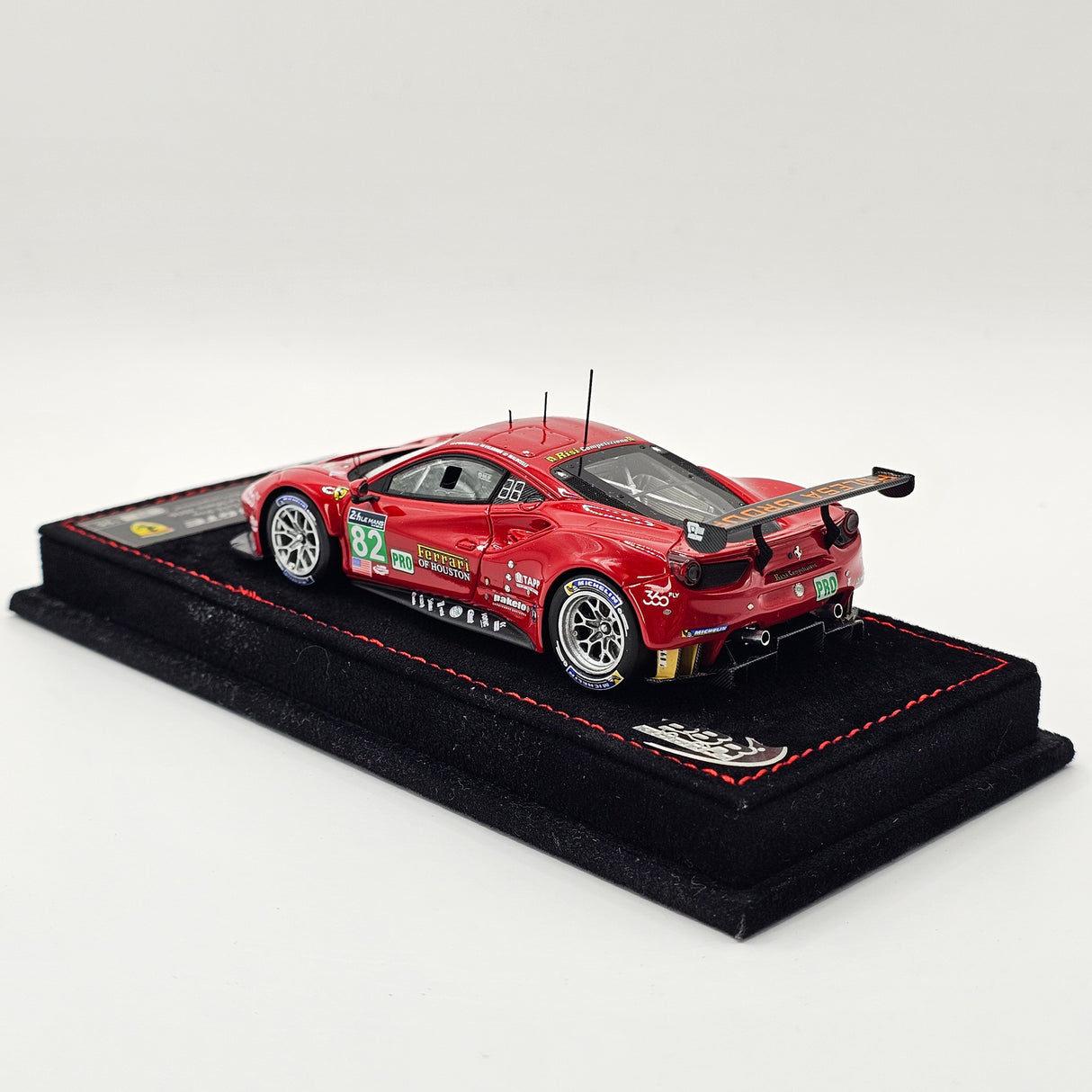 BBR Concept 43 Ferrari 488 GTE #82 Risi Competizione 24Hrs Le Mans 2016 1/43 Scale