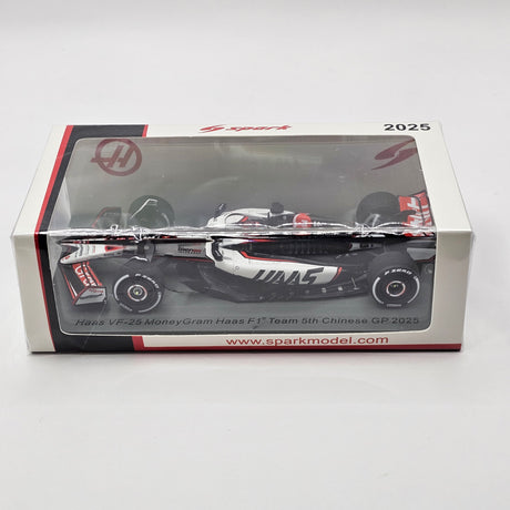 Spark Haas VF-25 #31 Esteban Ocon 5th Chinese GP 2025 1/43 Scale