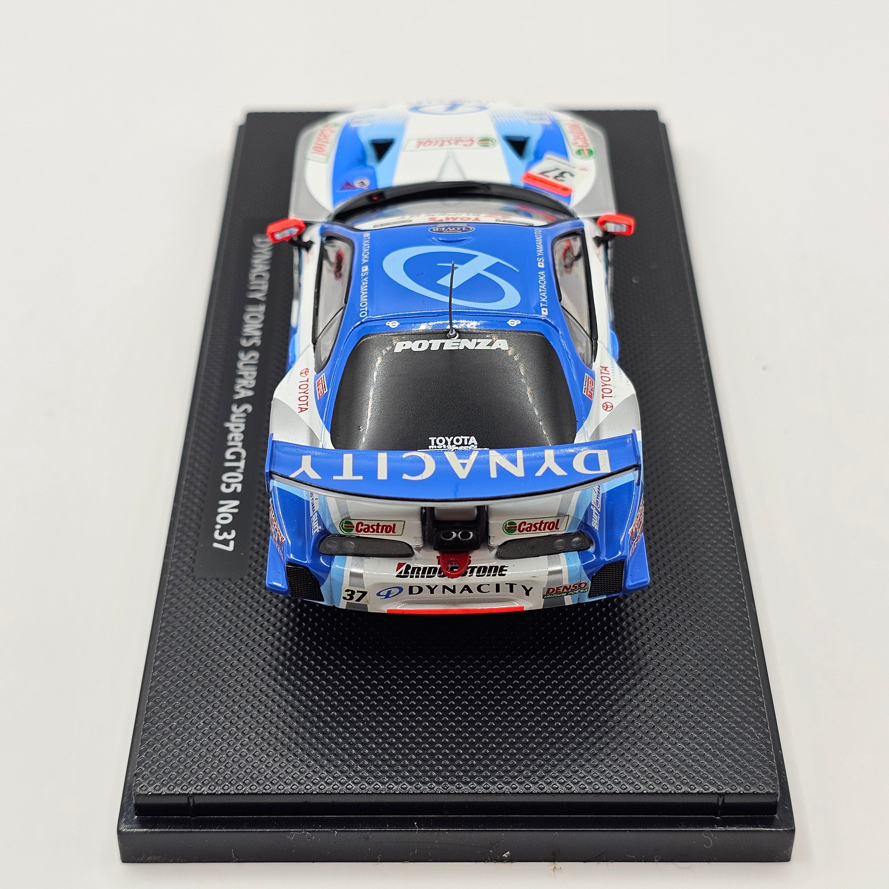 EBBRO Toyota Supra #37 Dynacity Tom's Super GT GT500 2005 1/43 Scale